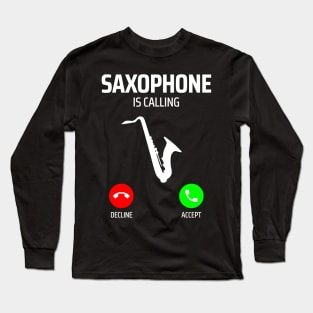 saxophone Long Sleeve T-Shirt